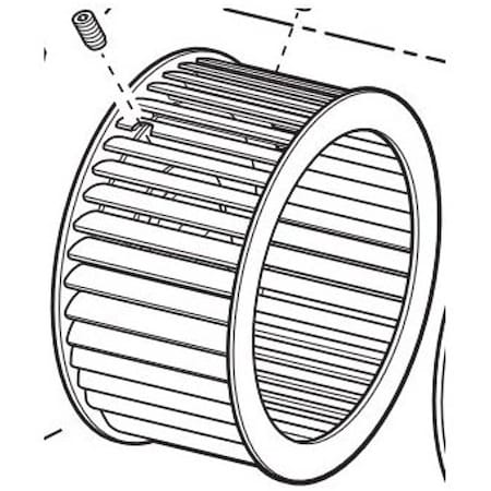 Allegro Industries Fan Wheel Aluminum, 950103 9501-03